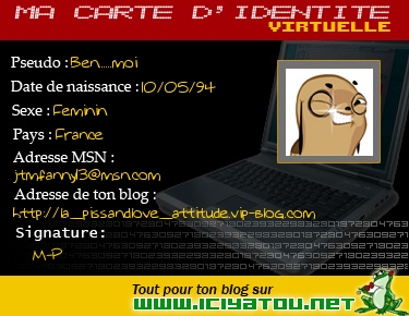 Ma carte d'identité